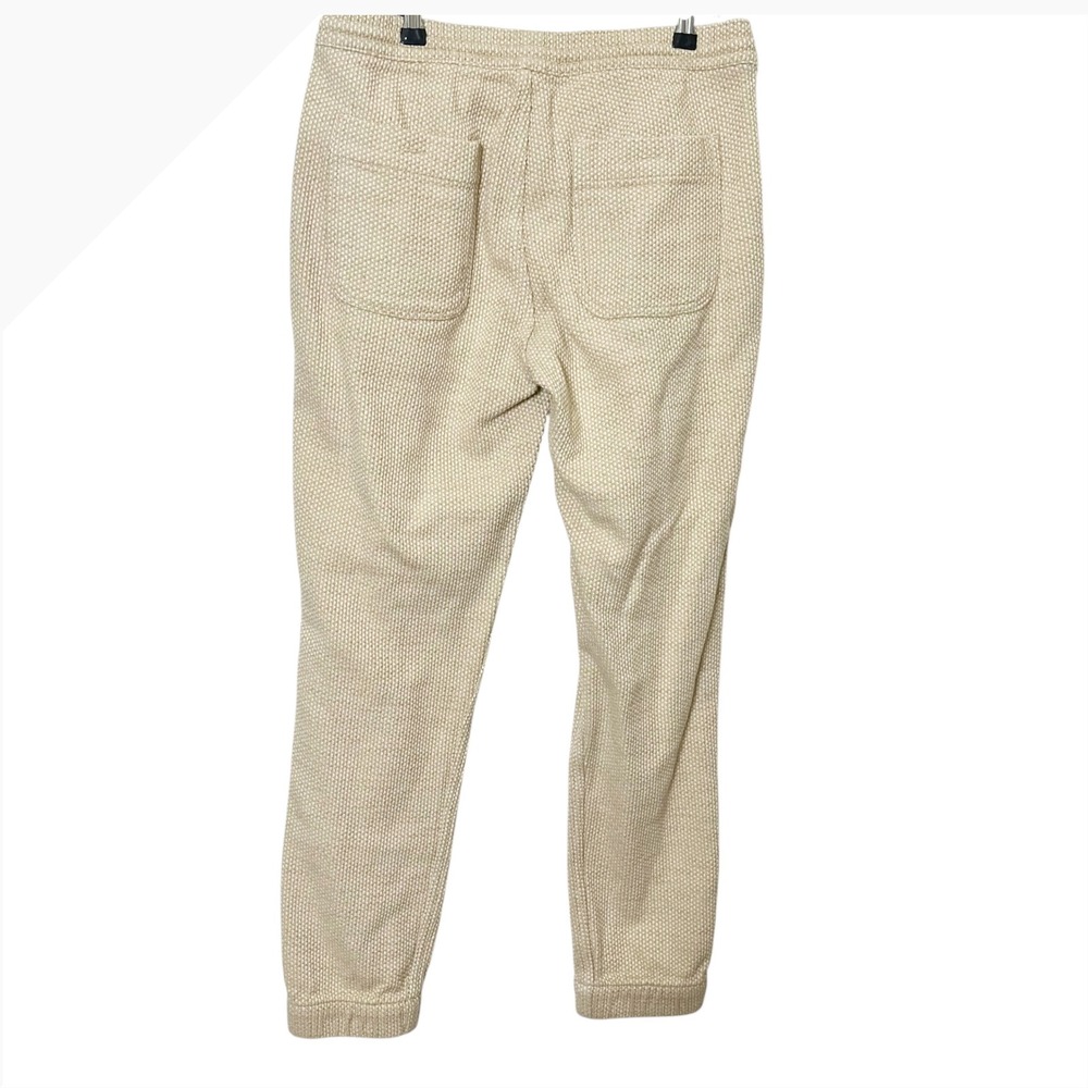 Taylor Stitch The Apres Pant Natural Sashiko Men Small Organic Cotton Joggers - Picture 4 of 11